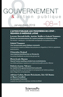 Gouvernement & action publique, v. 08, no 01
